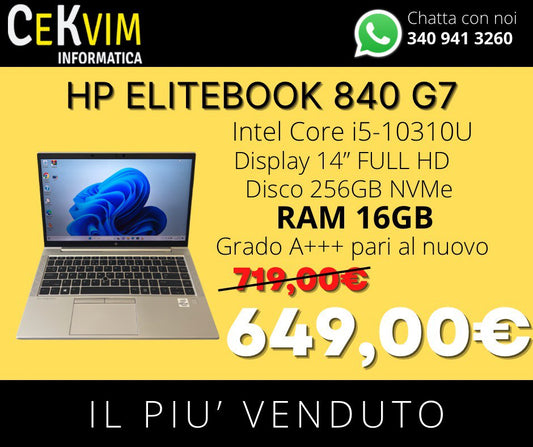 HP ELITEBOOK 840 G7- Intel Core i5-10310U,  2368746R4
